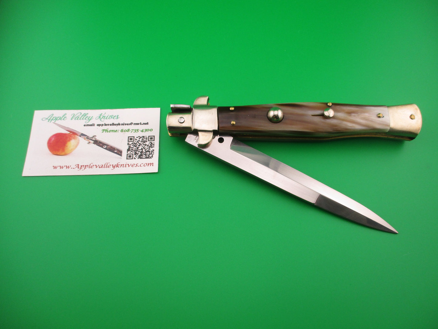 RENZO PASCOTTO 30cm Italian Picklock Wasp Body 5mm back spring switchblade