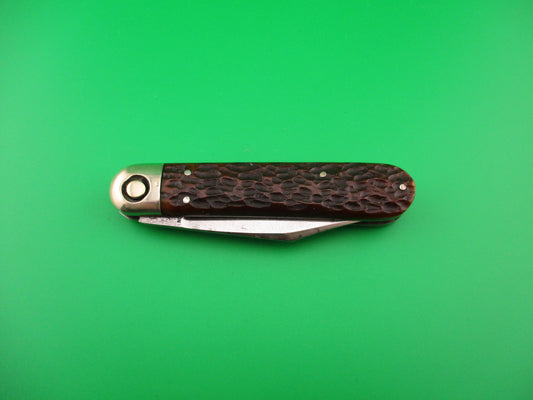 Press Button Knife Co Business model antique automatic knife w ETCH