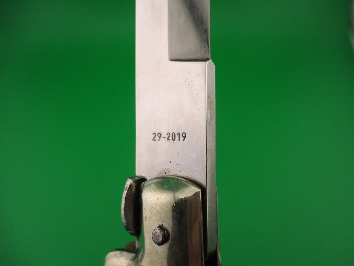 AGA CAMPOLIN ITALY 45cm Italian Picklock Stag stiletto 18 inch automatic knife 2019