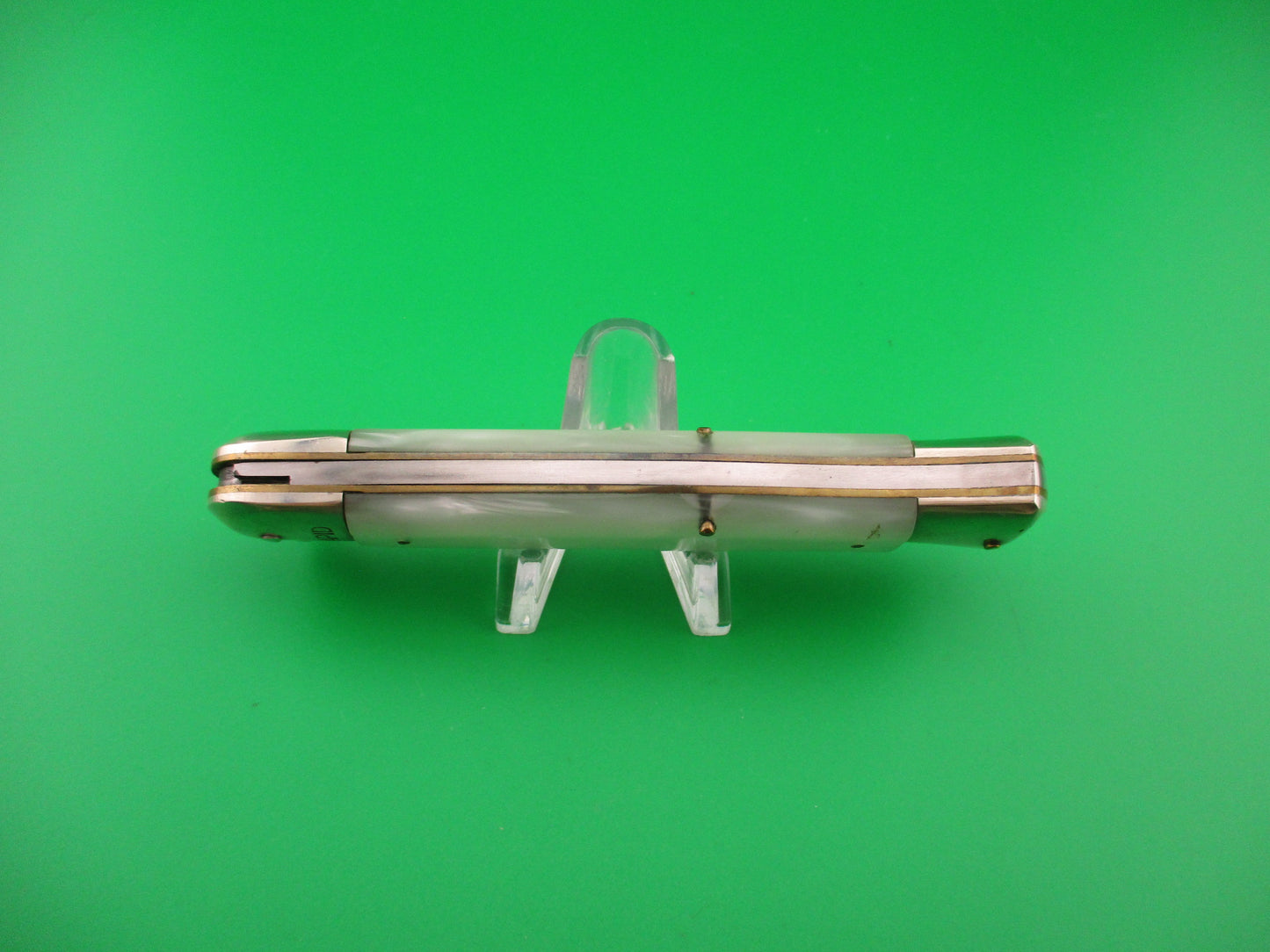 Stainless Steel ITALY 22cm RAPID Italian Pearl Knob Flip Open Vintage manual knife