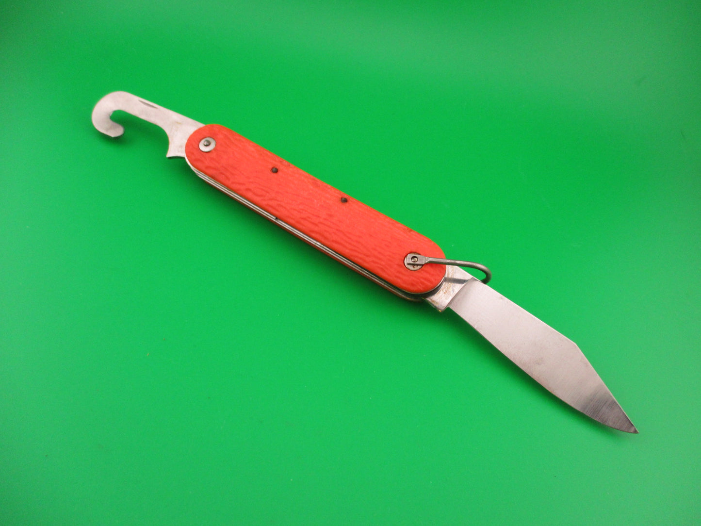 Logan Smyth Venice FL Orange Paratrooper knife New Old Stock