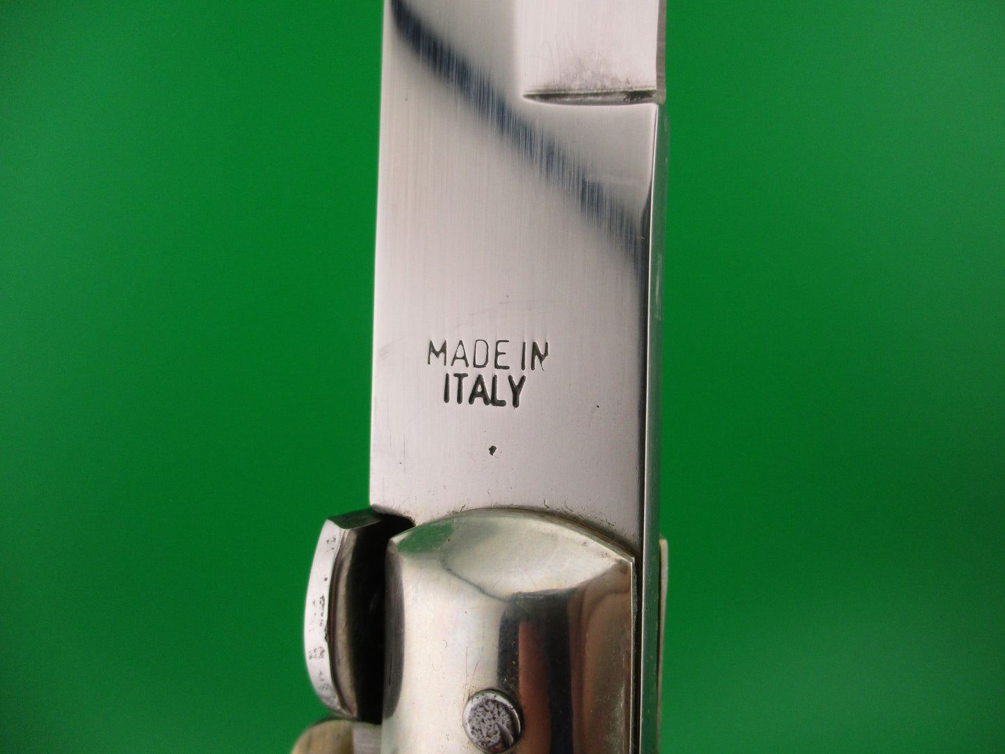 AGA CAMPOLIN 45cm Italian Stiletto Vintage Swivel bolster automatic knife