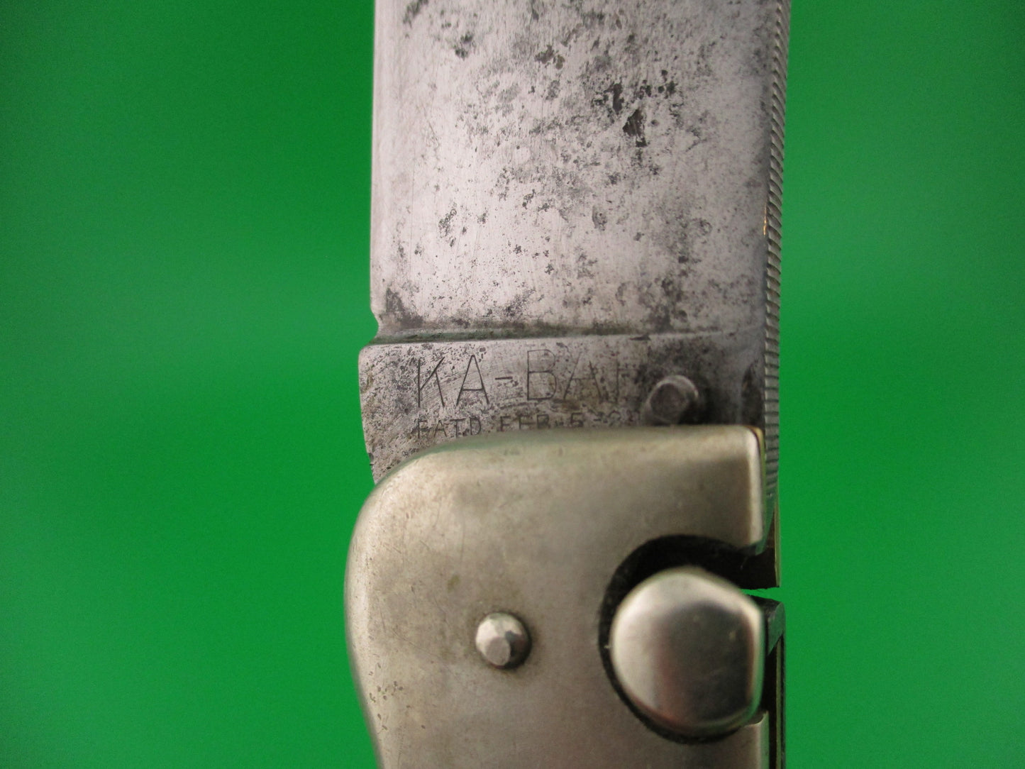 KaBar Grizzly Stag Vintage #2179 switchblade knife