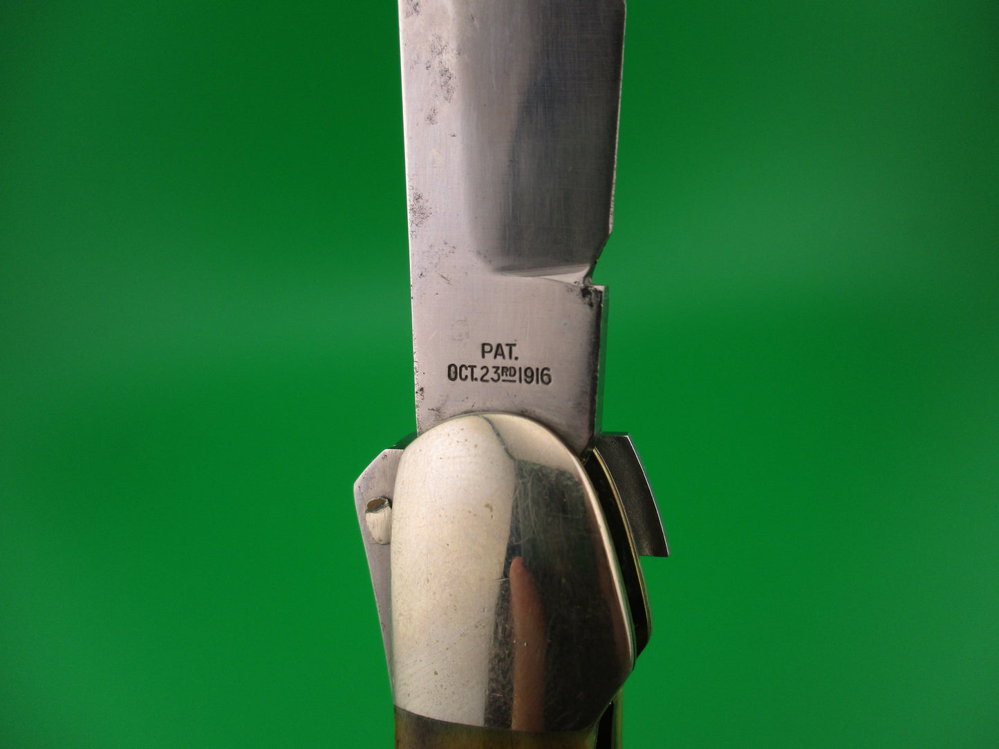 JAEGER BROS MARINETTE, WIS Stag Vintage Automatic knife Aerial Knife Co