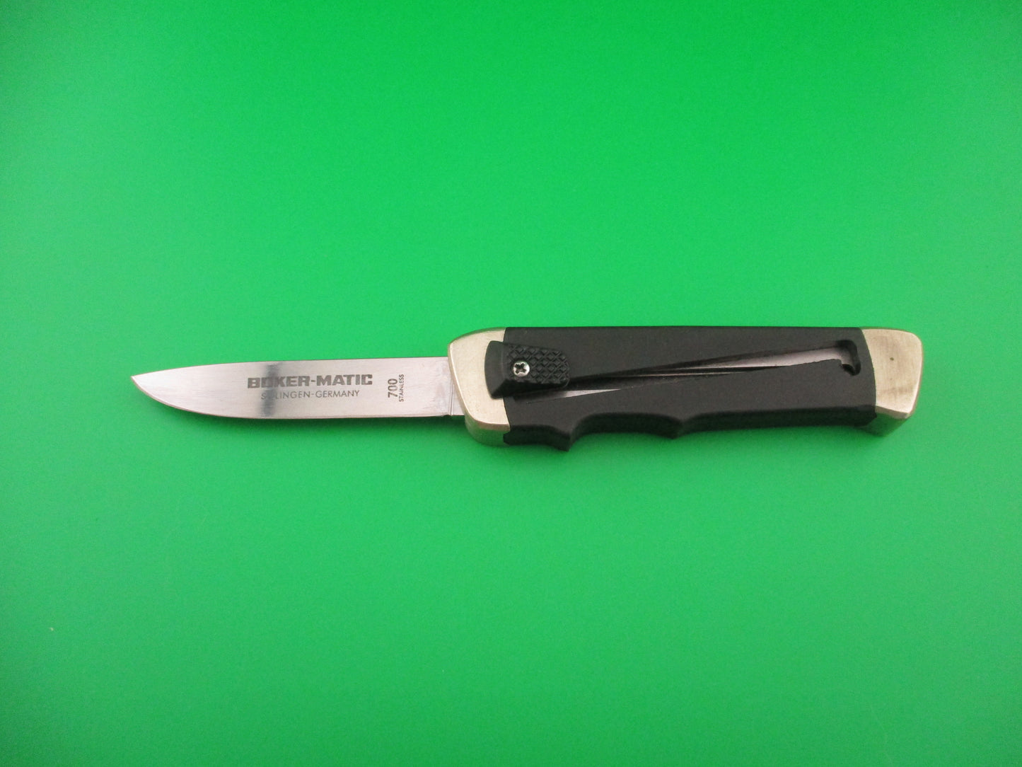 BOKER-MATIC SOLINGEN GERMANY 18cm German automatic close knife