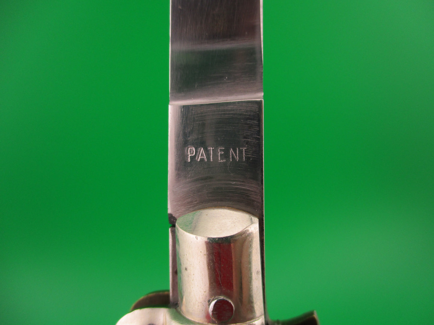 Rostfrei (slant) 22cm Italian BOBC Stag Stiletto swedge blade vintage automatic knife