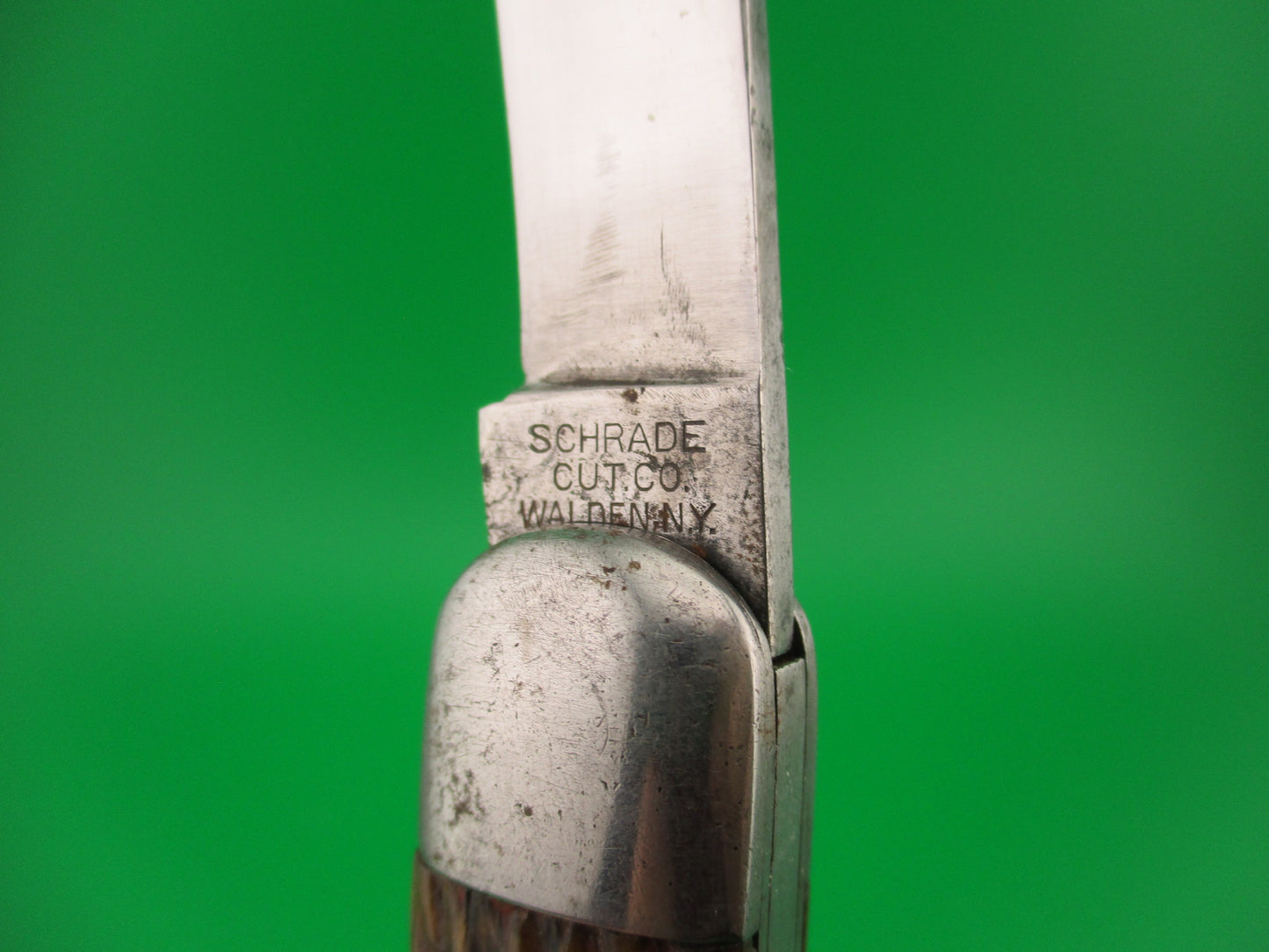 SCHRADE CUT CO M2 Bone WWII Paratrooper Military issue switchblade knife