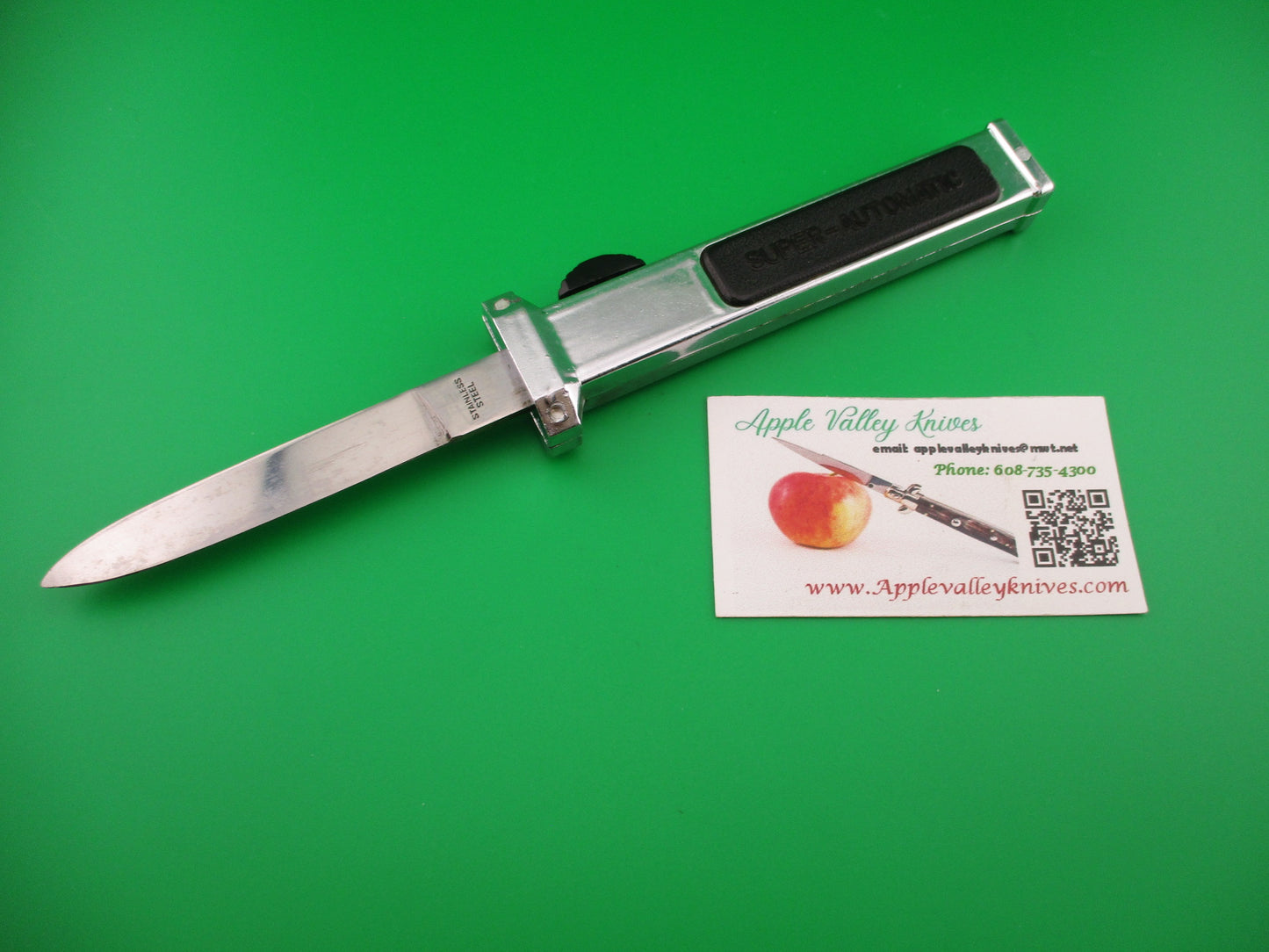 SUPER AUTOMATIC 23cm Vintage DA OTF Metal frame Japanese switchblade