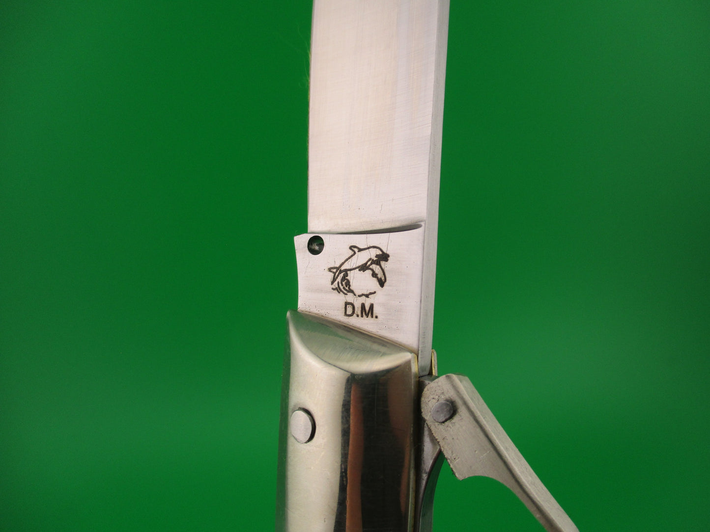 AROSA MANIAGO ITALY D.M. 27cm Italian Pattada Horn fulcrum automatic knife
