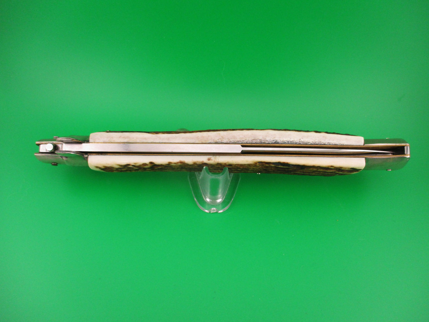 AGA CAMPOLIN ITALY 45cm Italian Picklock Stag stiletto 18 inch automatic knife 2019