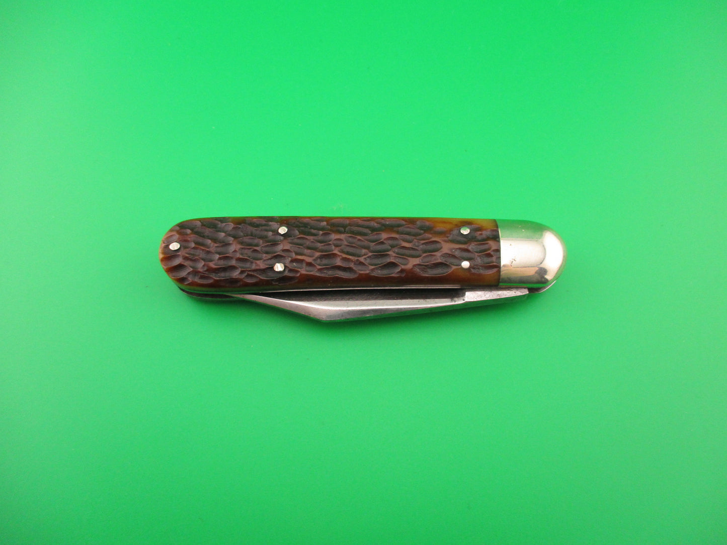 Press Button Knife Co Business model antique automatic knife w ETCH