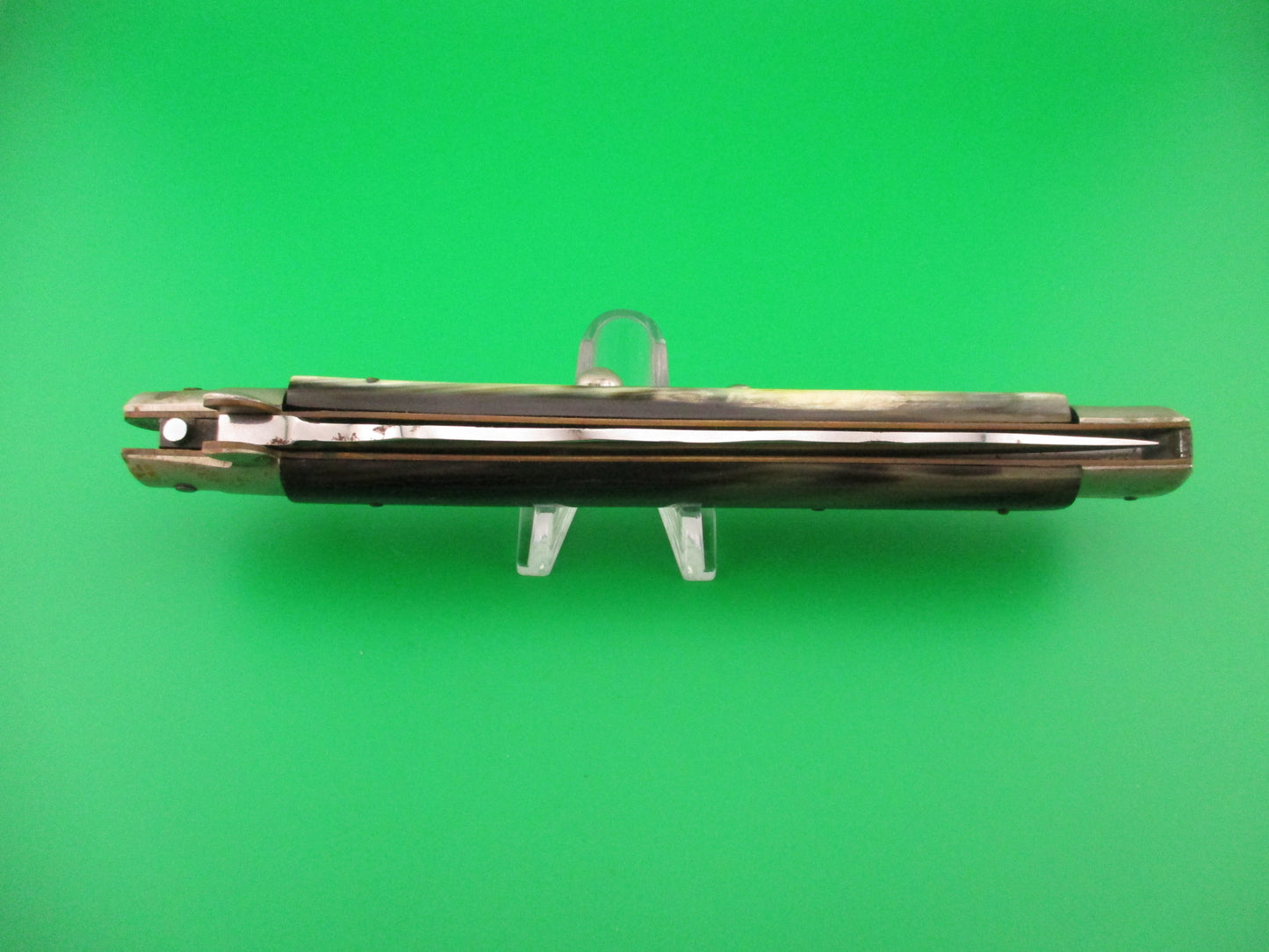 M ITALY INOX 33cm Italian Picklock KRIS Horn 1950s Vintage automatic knife