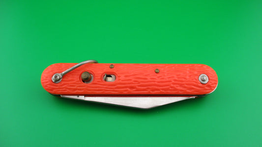 Logan Smyth Venice FL Orange Paratrooper knife New Old Stock