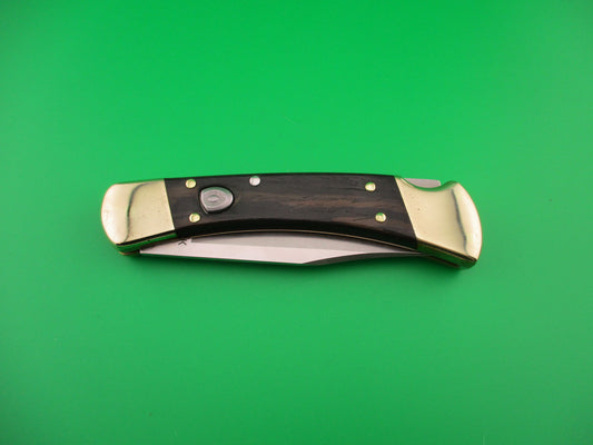 z BUCK 110 Automatic New in Box with Leather Sheath Hardwood scales