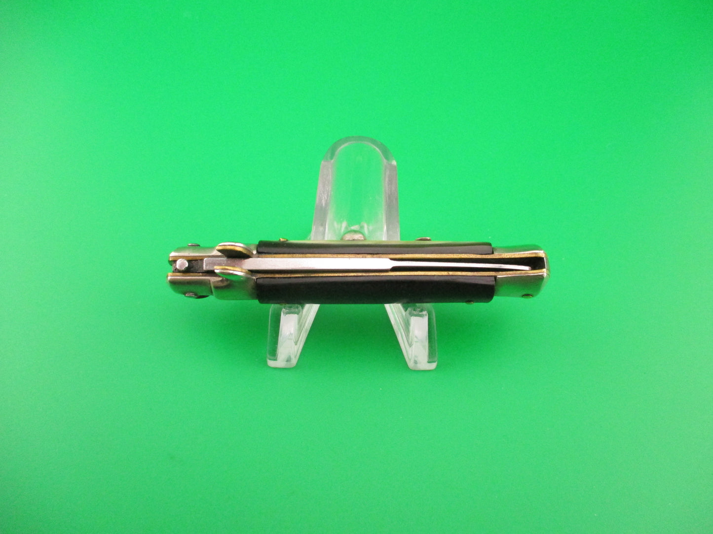 INOX 14cm Italian Picklock 1950s vintage Bayonet blade automatic knife