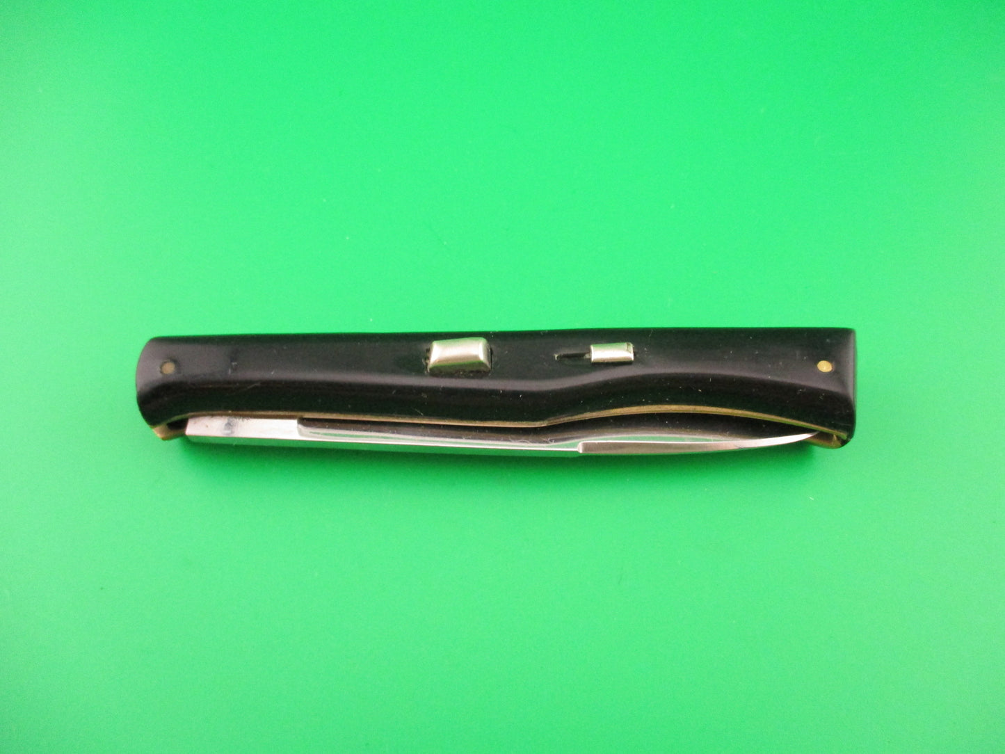 Ackermannchen ROSTFREI 21cm Italian Rectangle button lockback automatic knife