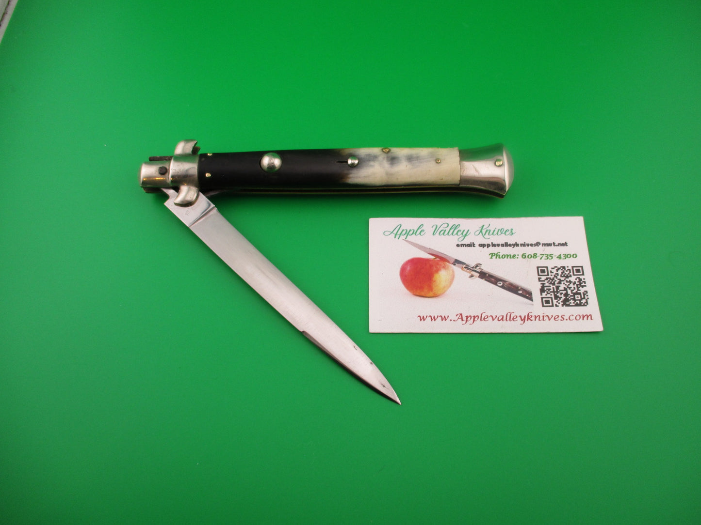 Rostfrei (slant) PATENT 27cm Italian BoBc vintage 1960s automatic knife