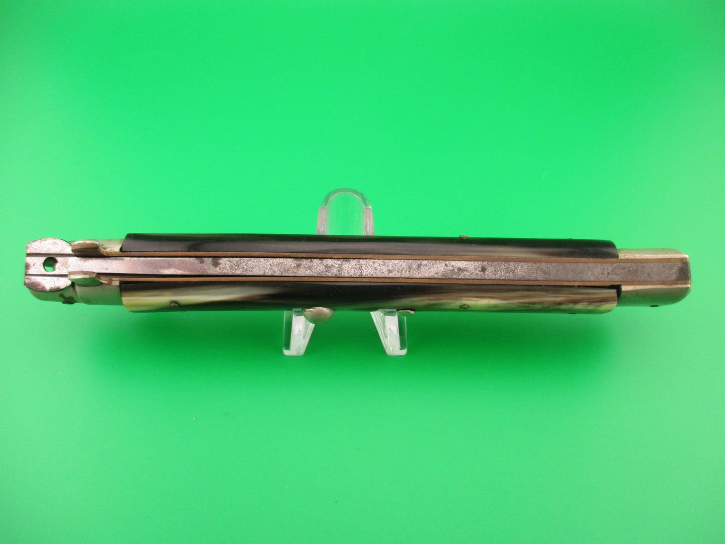 M ITALY INOX 33cm Italian Picklock KRIS Horn 1950s Vintage automatic knife