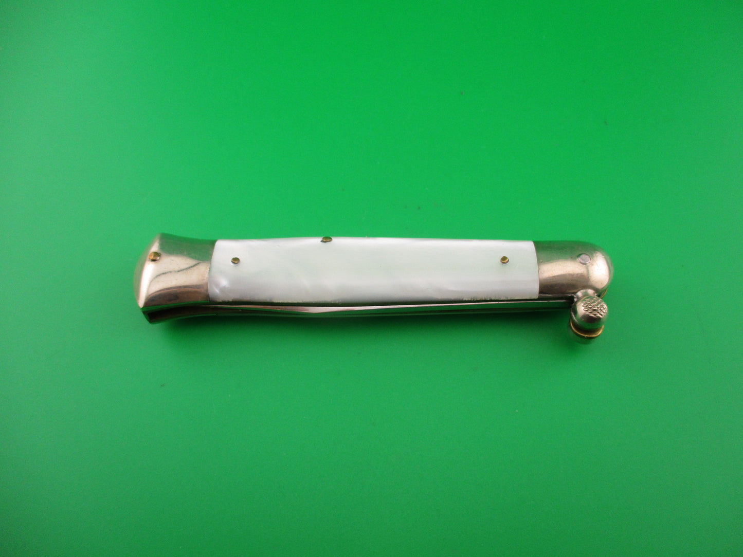 RAPID SZL ROSTFREI 19cm Italian Knob open manual Pearlex vintage knife