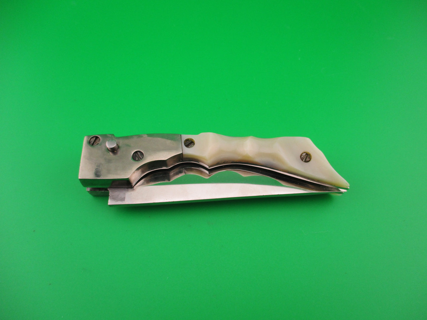 RPK 19cm Russian Prison Knife Gunstock Cream vintage automatic knife