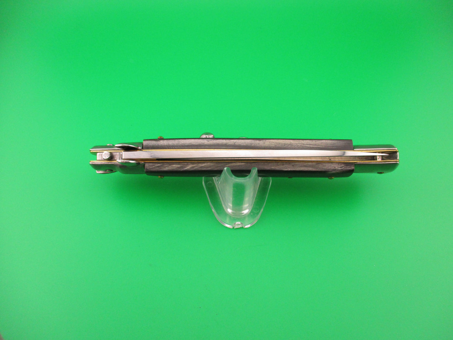 FRANK B ITALY 28cm Italian Swivel bolster Flat grind Horn automatic knife