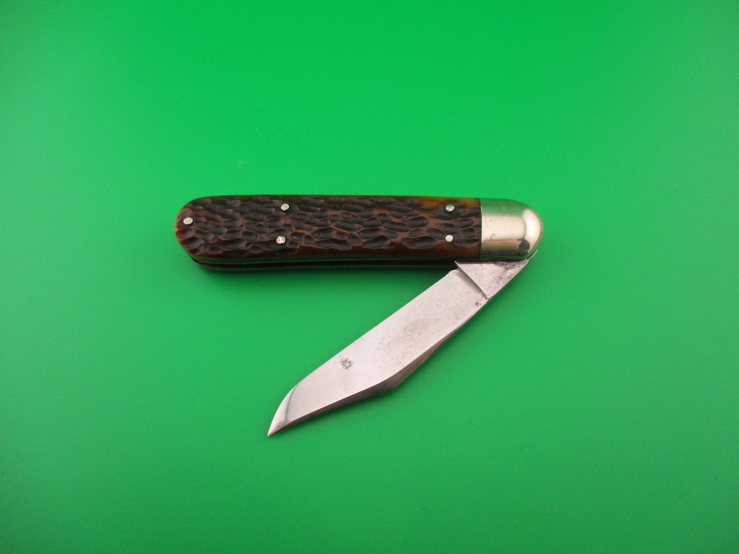 Press Button Knife Co Business model antique automatic knife w ETCH