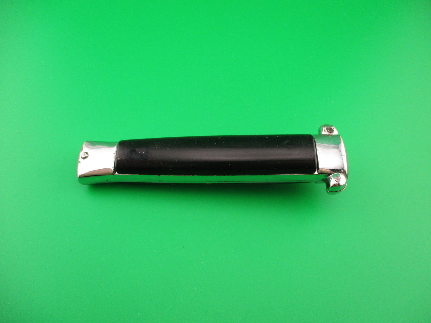 PATENT ROSTFREI 21cm Italian Vintage OTF DA Bullnose black automatic knife