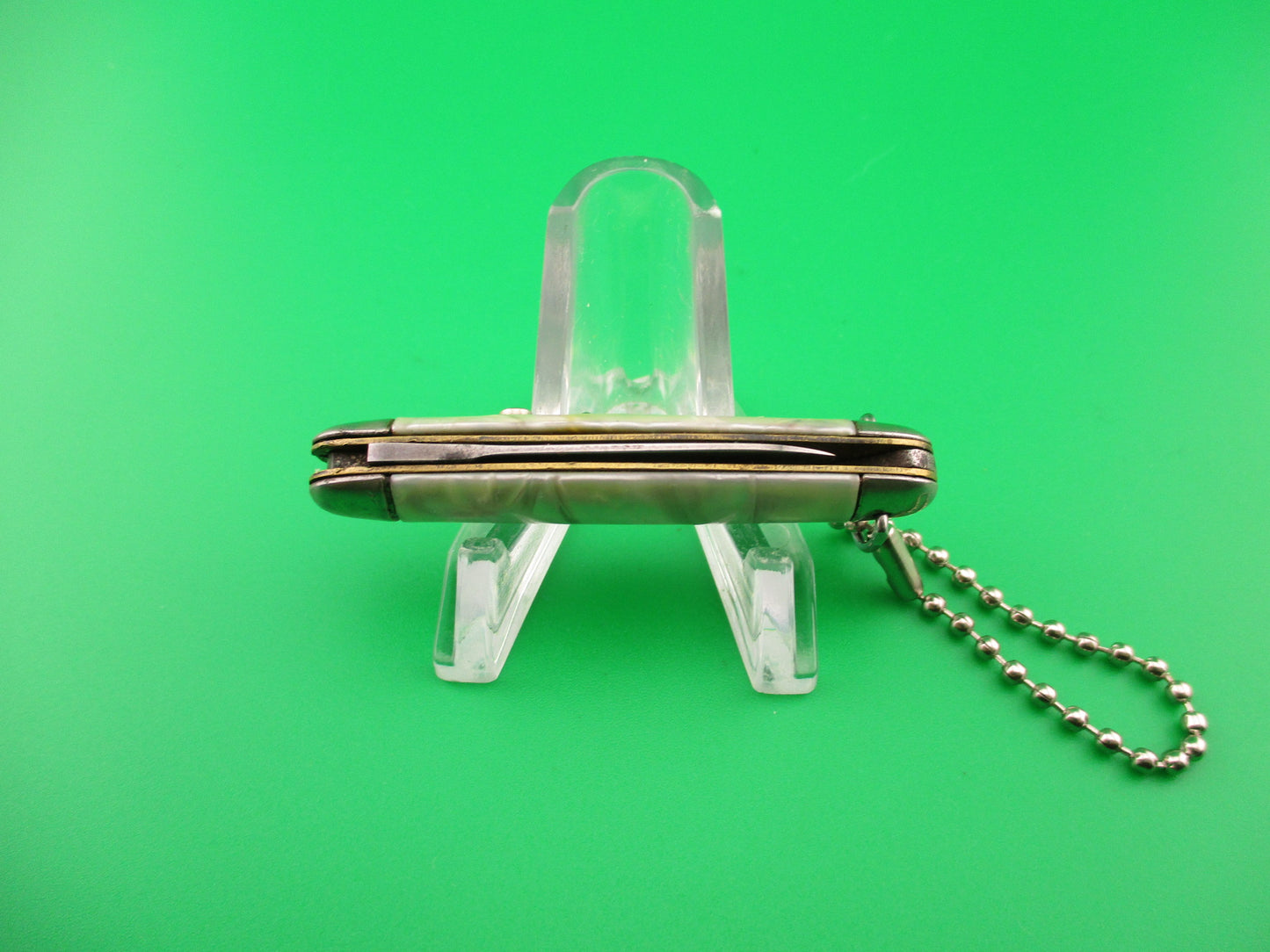 Imperial Jackomatic Jr Keychain Switchblade 1950s knife with chain