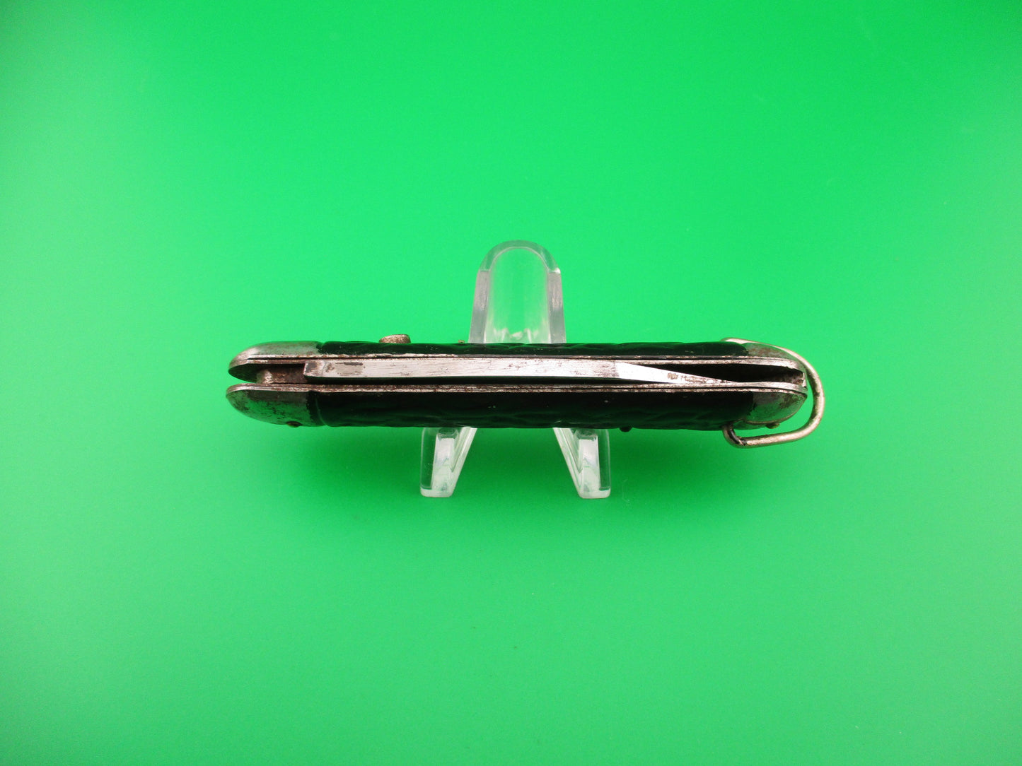 Edgemaster Paratrooper style Scout vintage 1940s Black all metal automatic knife