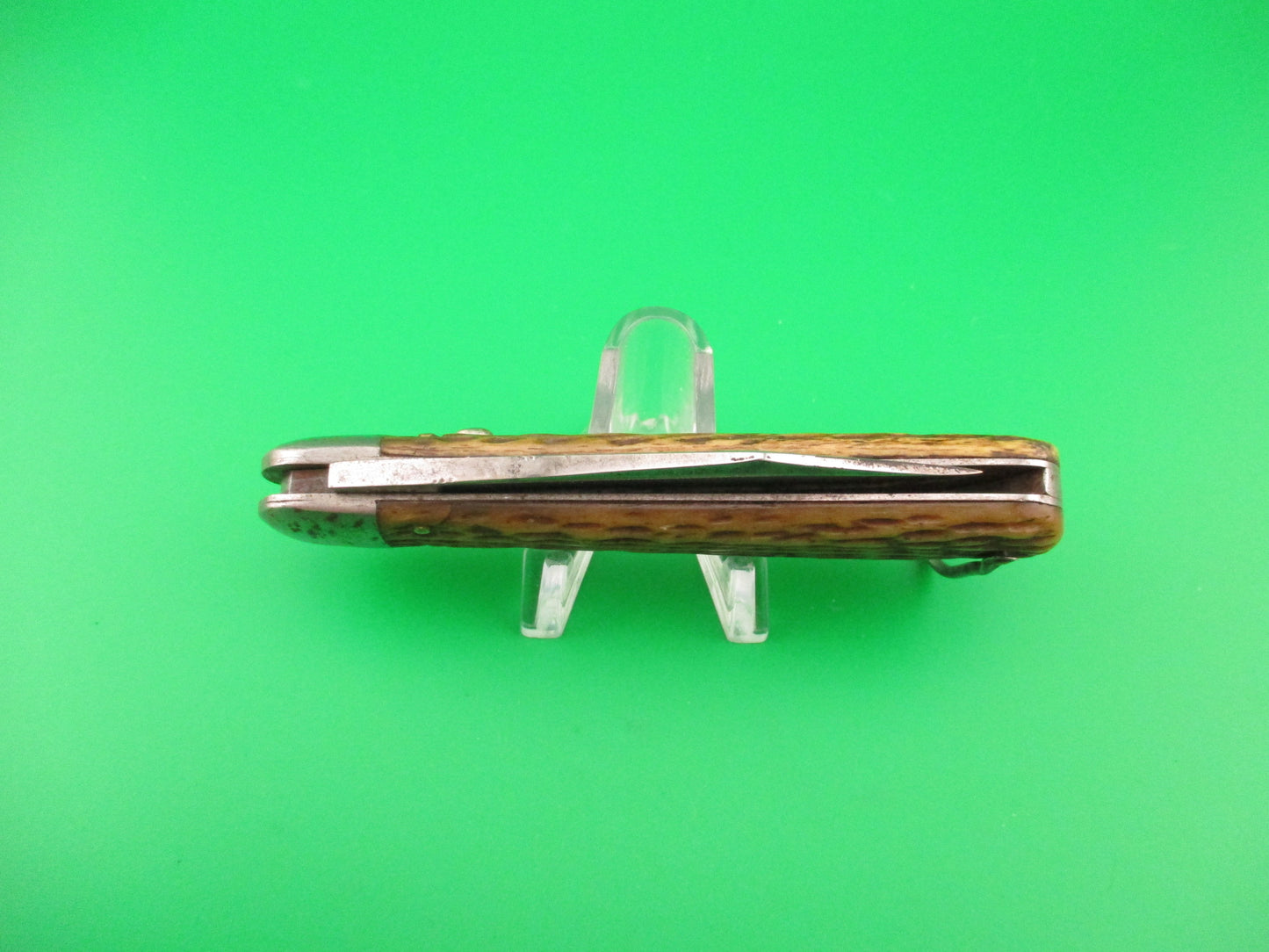 SCHRADE CUT CO M2 Bone WWII Paratrooper Military issue switchblade knife