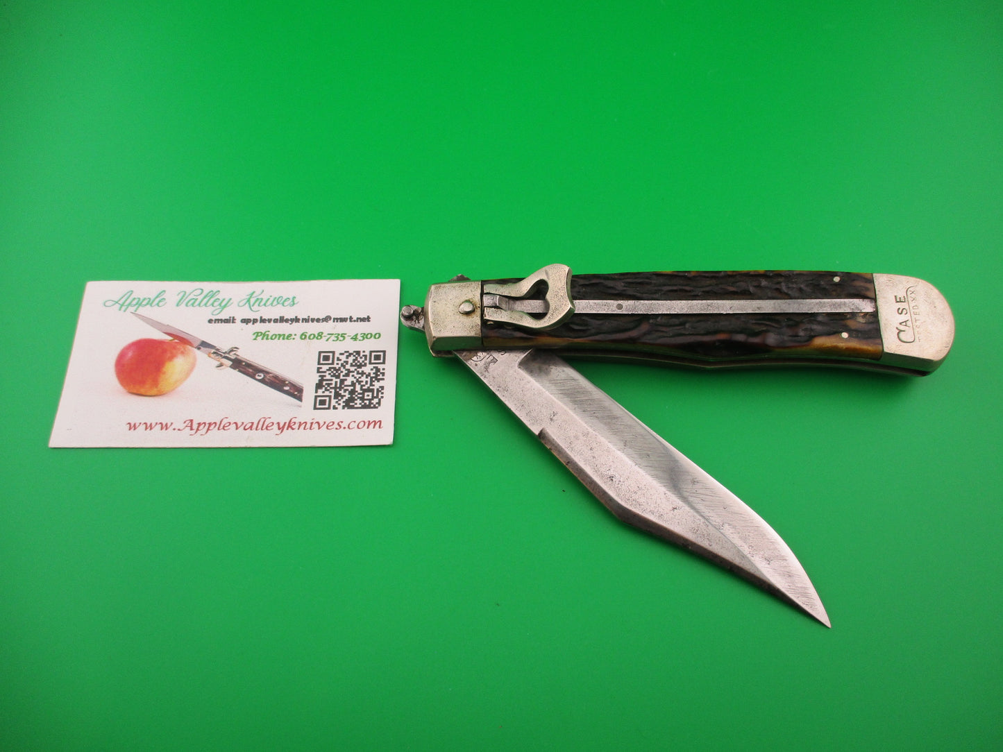 CASE TESTED XX 5171L Stag Lever Vintage automatic knife