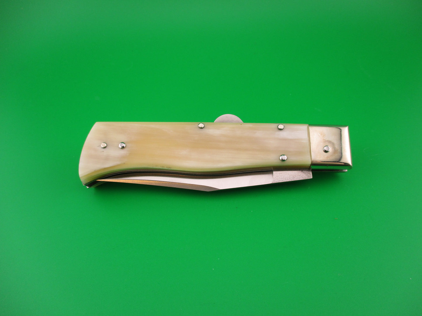 AGA CAMPOLIN ITALY 20cm Italian Humpback Camper light horn automatic knife