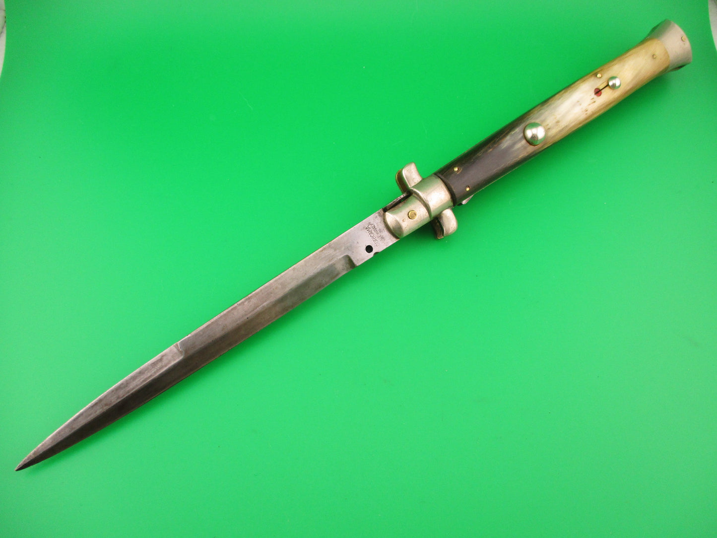 CORICAMA MADE IN ITALY 33cm Italian Picklock 1950s Red dot FAT automatic knife