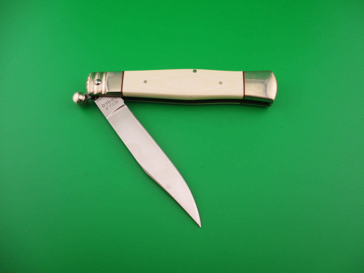 ROLL X SARCO 22cm Japanese Rapid Manual Folder smooth bone New Old Stock knife