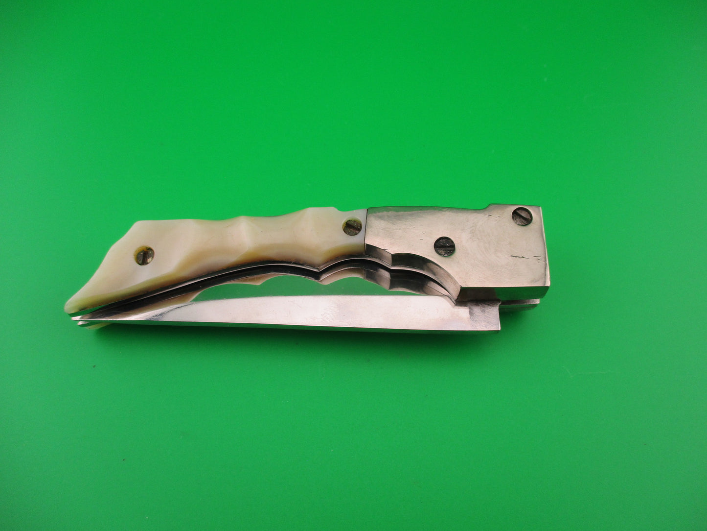 RPK 19cm Russian Prison Knife Gunstock Cream vintage automatic knife