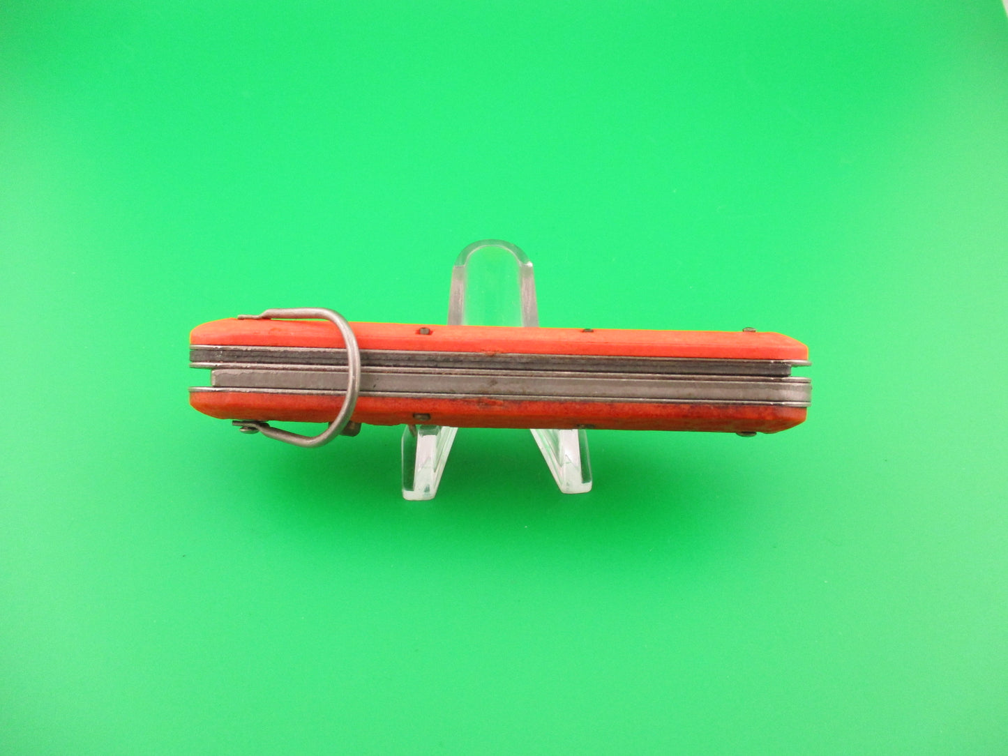 Logan Smyth Venice FL Orange Paratrooper knife New Old Stock