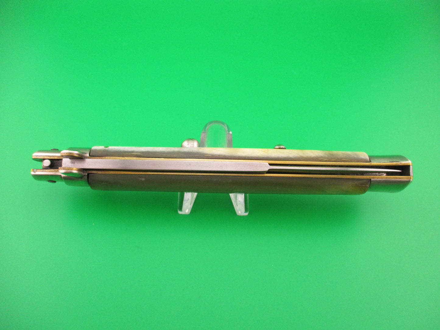 Latama MADE IN ITALY 33cm Italian Picklock Bayonet & Horn 1950s vintage automatic knife