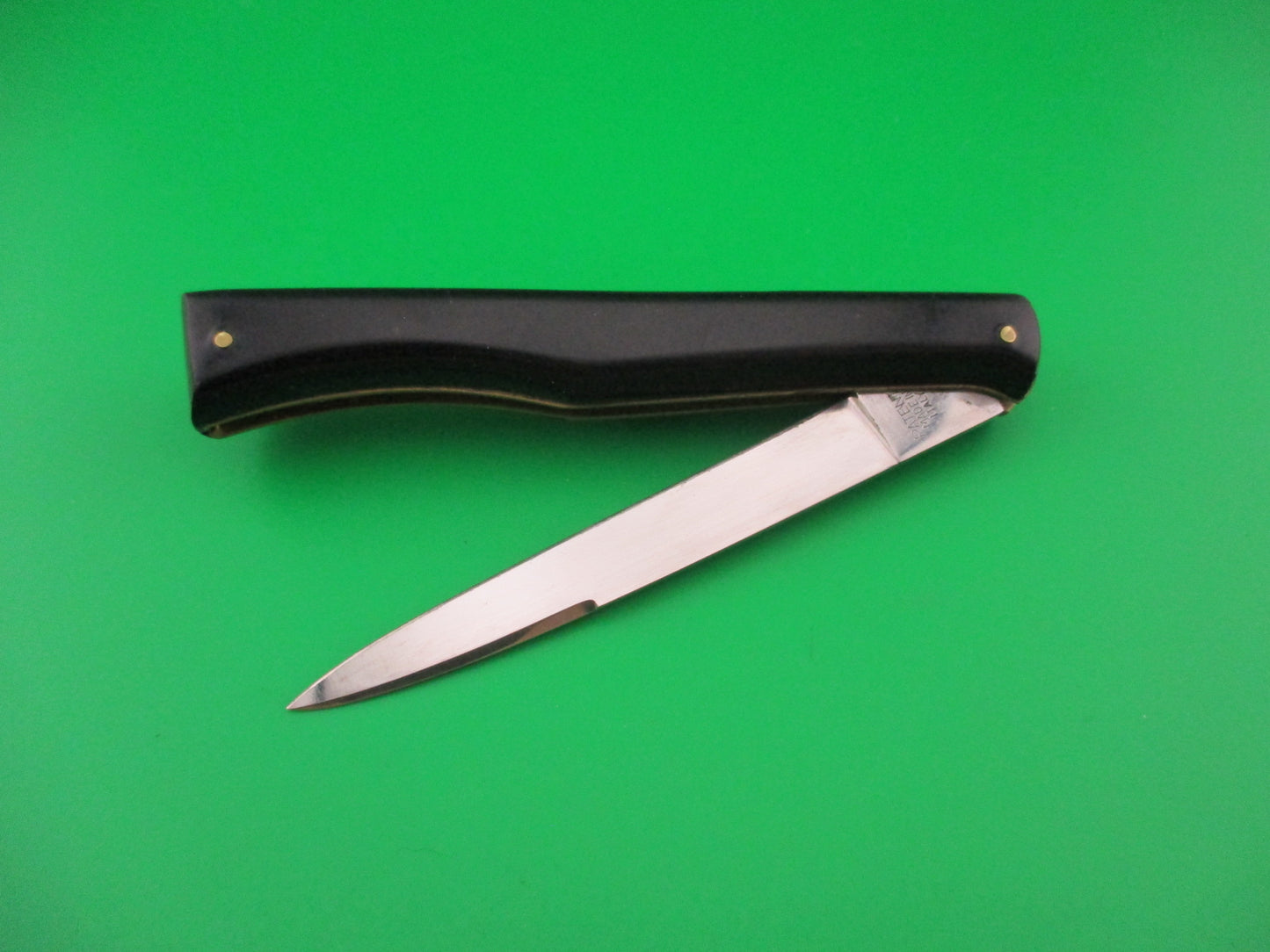 Ackermannchen ROSTFREI 21cm Italian Rectangle button lockback automatic knife