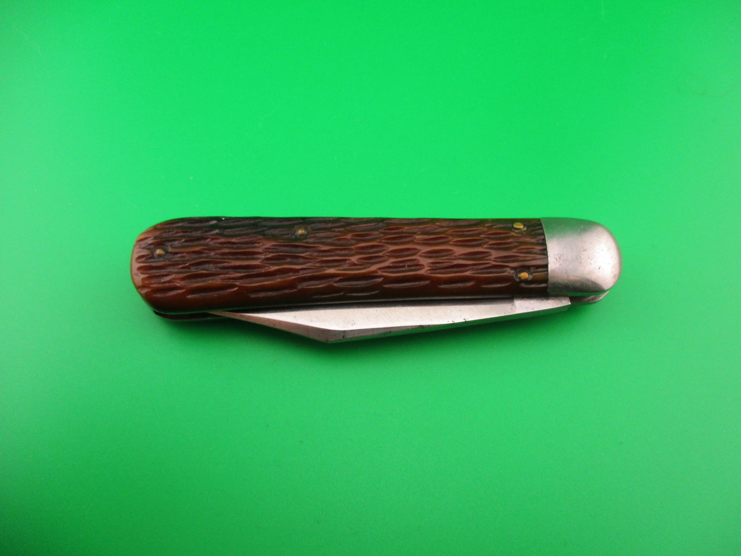 SCHRADE CUT CO 1553 3/4 Scout Jigged bone automatic knife