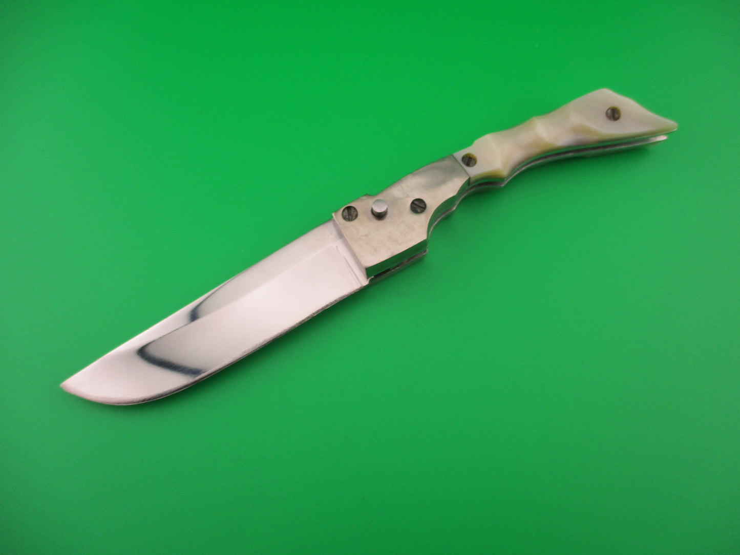 RPK 19cm Russian Prison Knife Gunstock Cream vintage automatic knife