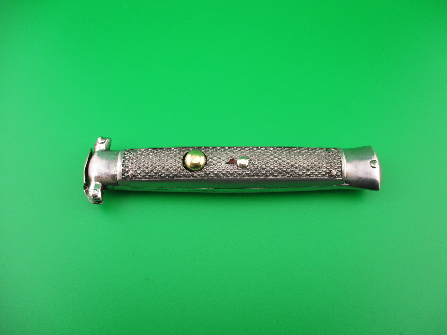 C JUL HERBERTZ IMPORT 21cm Italian Trapdoor OTF 1960s Vintage Aluminum automatic knife