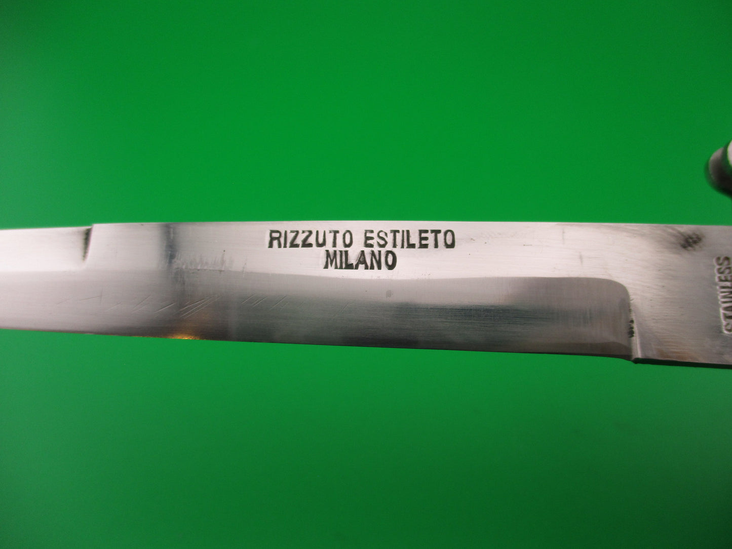 Rizzuto Estileto Milano 27cm Japanese Swing guard White vintage automatic knife