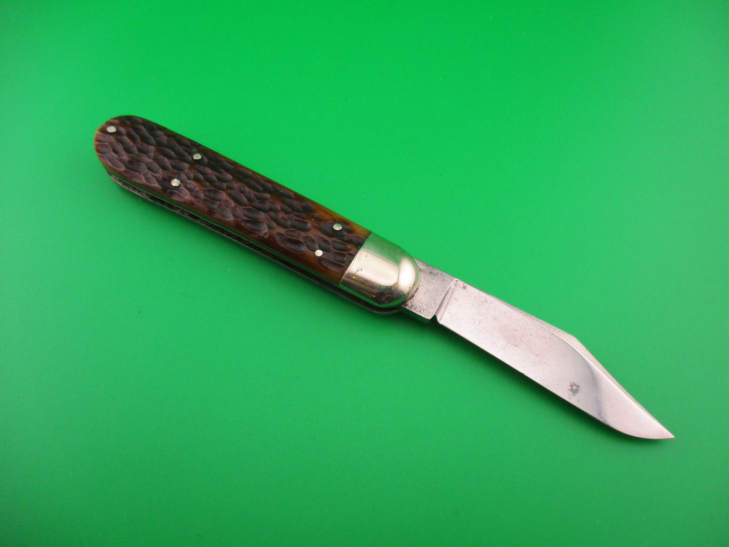 Press Button Knife Co Business model antique automatic knife w ETCH
