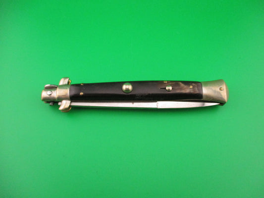 MAURO MARIO ITALY 28cm Picklock Stiletto 1950s Vintage automatic knife w horn