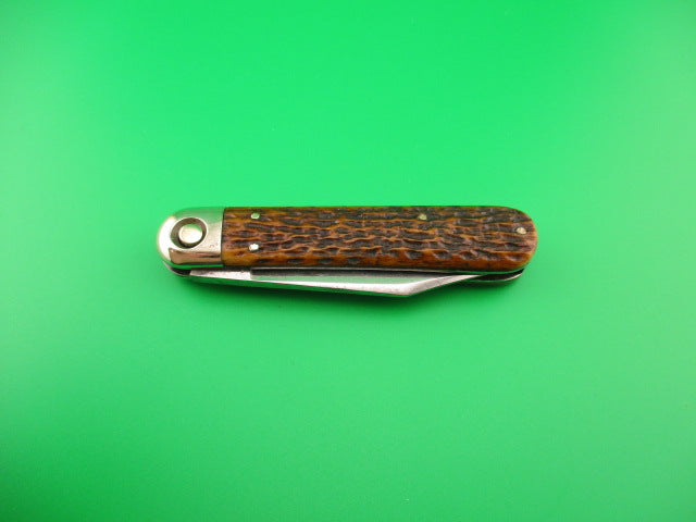 Press Button Knife Co Business Clip blade picked bone switchblade knife model 510