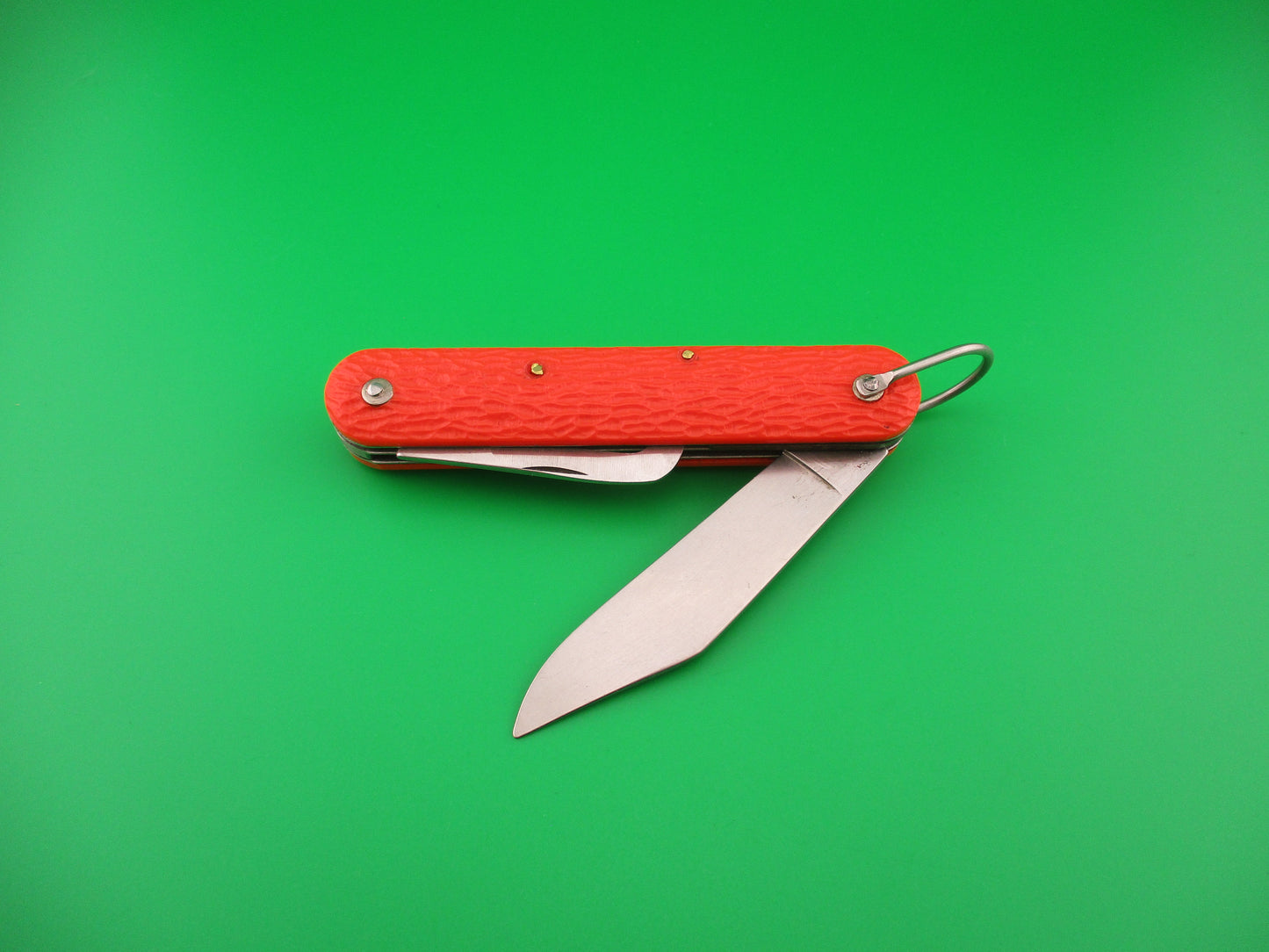 z CAMILLUS vintage MC1 Orange paratrooper automatic knife with hook blade