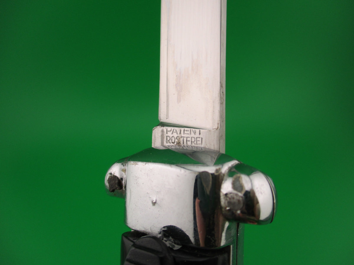 PATENT ROSTFREI 21cm Italian Vintage OTF DA Bullnose black automatic knife