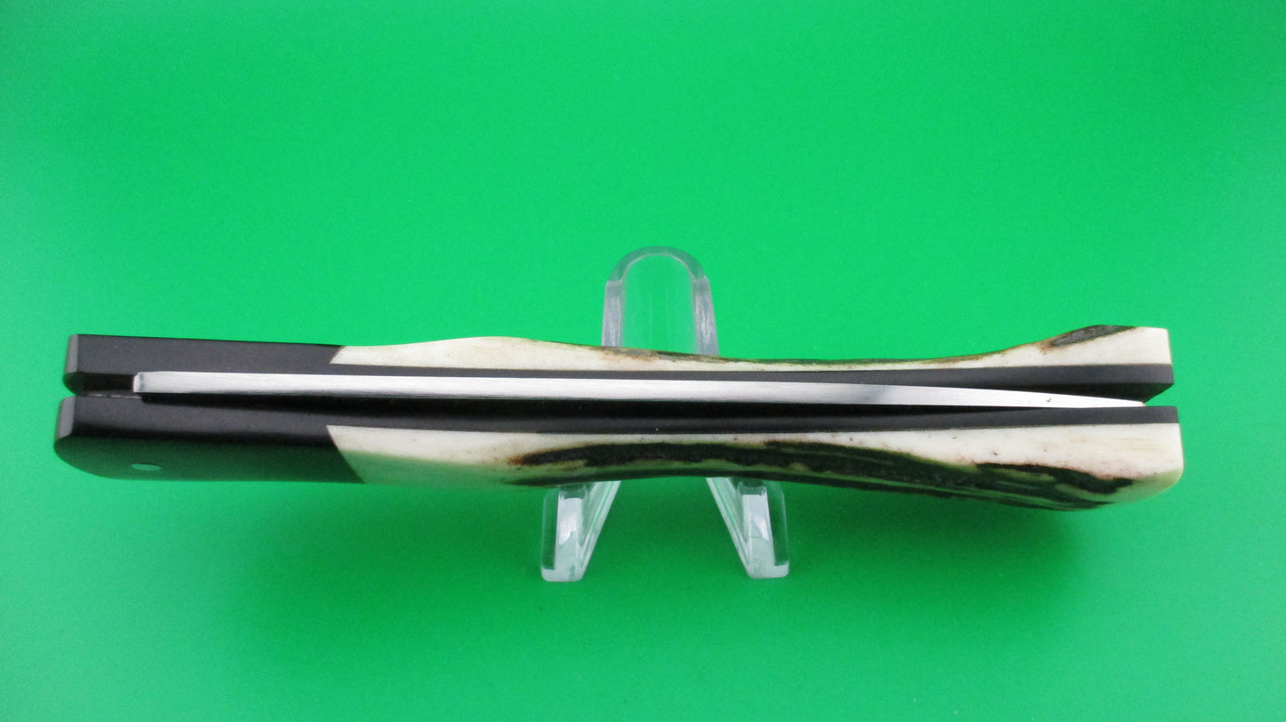 Huck Custom Stag Tanto Limited production #12 of 100 automatic knife