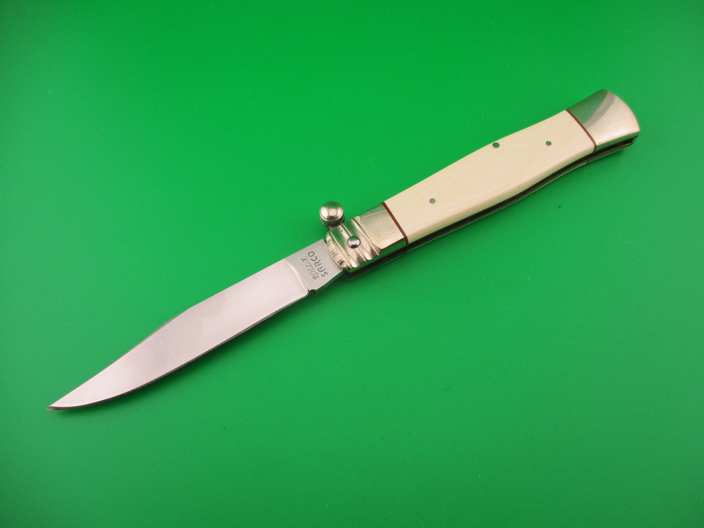 ROLL X SARCO 22cm Japanese Rapid Manual Folder smooth bone New Old Stock knife