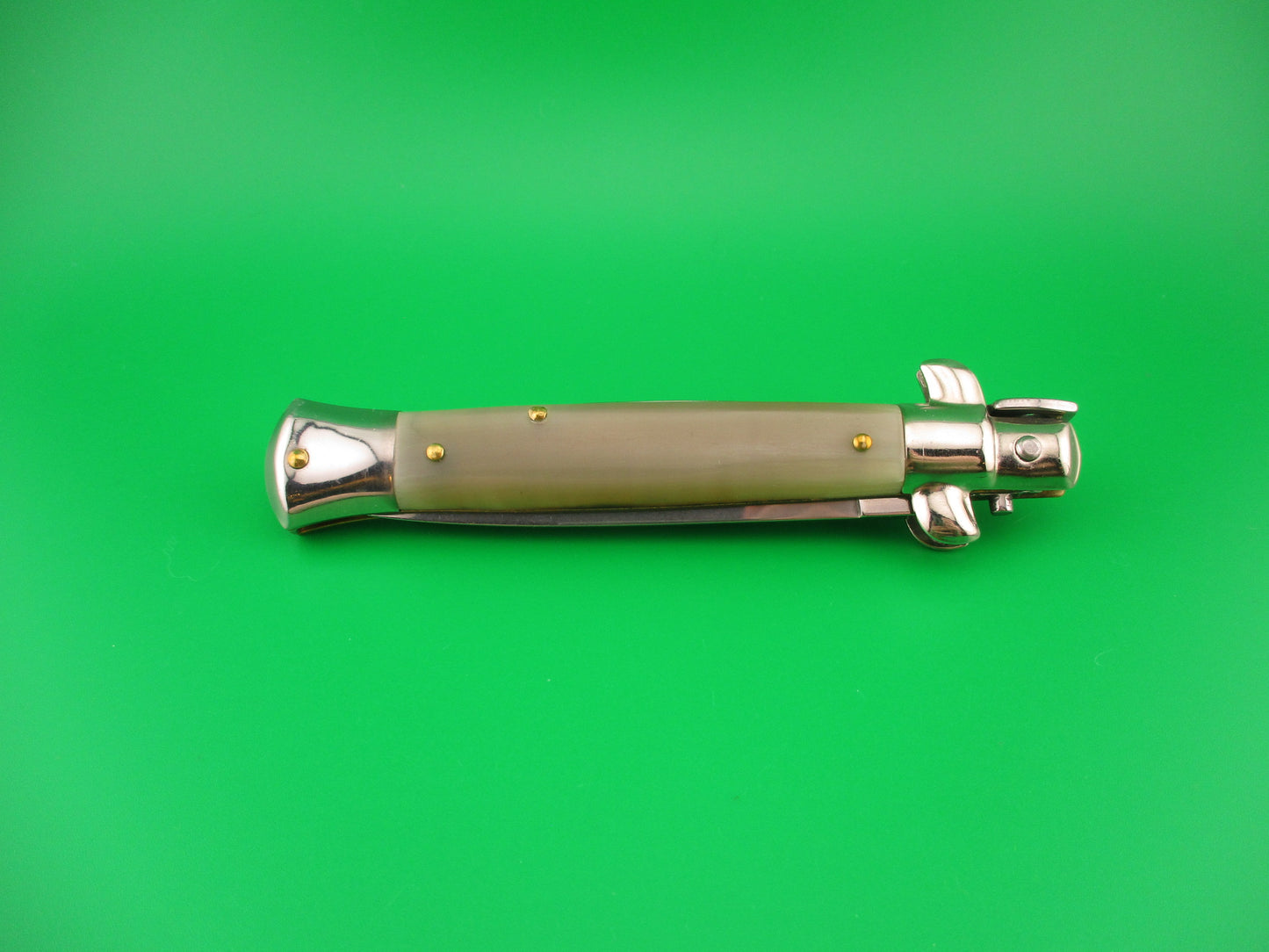 z AB STILETTO ITALY 23cm Italian Dagger Blade swivel bolster switchblade knife
